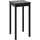 vidaXL Bartisch 55 x 55 x 107 cm Schwarz