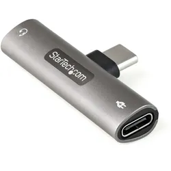 StarTech.com USB-C Audio- und Ladeadapter - USB-C-Audio Adapter mit 3,5-mm TRRS