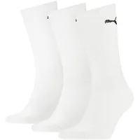 Puma Unisex Sport-Socken, Vorteilspack - Sport Crew Lightweigth, Tennissocken, uni Weiß 35-38 Pack