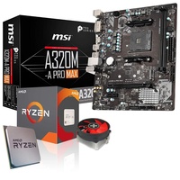 Memory PC Aufrüst-Kit Bundle AMD Ryzen 5 3600 6X 3.6 GHz, 16 GB DDR4, B450M-K II Mainboard, komplett fertig montiert inkl. Bios Update