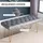 Homcom Sitzbank Bettbank Grau 116 x 44,5 x 49 cm
