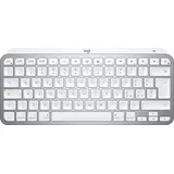 Logitech MX Keys Mini for Mac Pale Gray, weiß/grau, LEDs weiß, Logi Bolt, USB/Bluetooth, IT (920-010522)