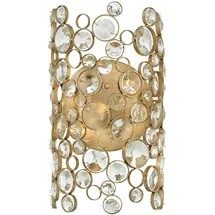 HINKLEY LIGHTING Elstead Lighting Wandleuchte Anya, Silber, Metall, 12.1x35.6x20.3 cm, Grüner Punkt, RoHS, Lampen & Leuchten, Innenbeleuchtung, Spots & Strahler, Wandstrahler