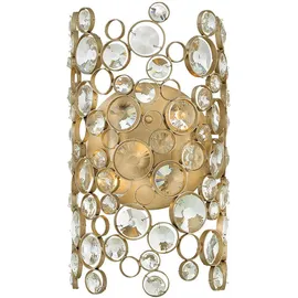 HINKLEY LIGHTING Elstead Lighting Wandleuchte Anya, Silber, Metall, 12.1x35.6x20.3 cm, Grüner Punkt, RoHS, Lampen & Leuchten, Innenbeleuchtung, Spots & Strahler, Wandstrahler