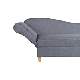 Max Winzer Recamiere Flachgewebe 3-Sitzer Blau