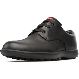 Camper Leder-Schnürschuhe in Schwarz 44