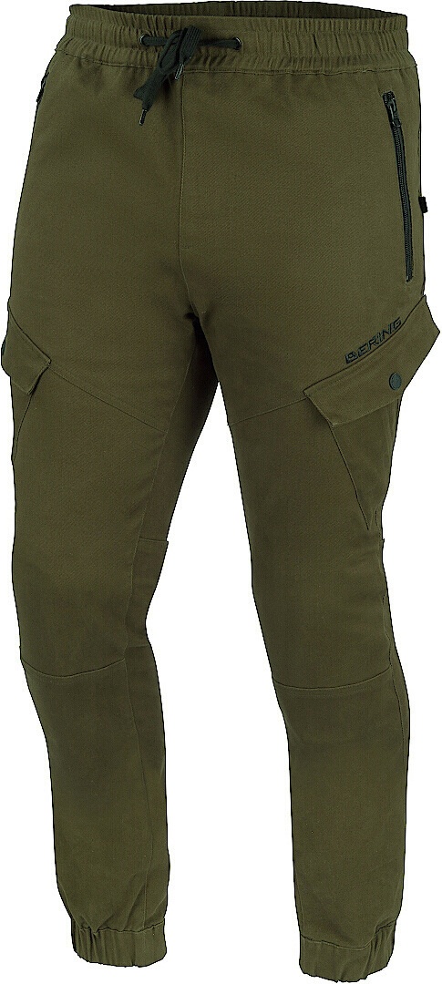 Bering Richie Motorfiets textiel broek, groen-bruin, S