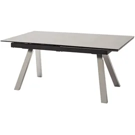 MCA Furniture MCA Tobago Ausziehtisch Edelstahl/Keramik 180/260x95 cm | Silber