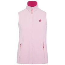 Polo Sylt Fleece-Weste mit gesticktem Logo-Symbol hellrosa L