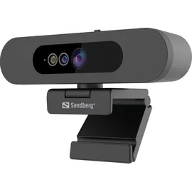 Sandberg Face-ID Webcam 2 Schwarz