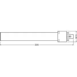 Osram LED-Lampe DULUX S11 4058075558083 6 W G23 neutralweiß 1 St.