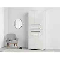 PLACES OF STYLE Garderobenschrank Piano UV lackiert, hochglänzend, Soft-Close