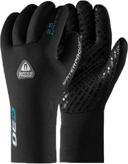 Waterproof Handschuhe - G30 2.5mm Superstretch - 5 Finger Gloves - Gr: XS
