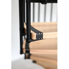 Minka Spindeltreppe Luna 38 305,5 cm Holz Weiß