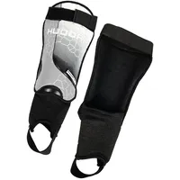 Hudora Schienbeinschützer mit Knöchelschutz, grau, Gr. L