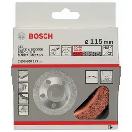 Bosch Professional 1x Carbide Topfscheibe fein, flach Ø 115 x 22,23 mm, M14, Zubehör Winkelschleifer)