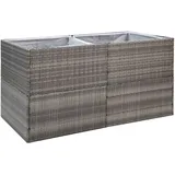 vidaXL Pflanzkübel 157 x 80 x 80 cm Grau