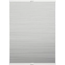 Wabenplissee "Thermo Sina", weiß, B:50cm H:130cm, Obermaterial: 100% Polyester, SCHÖNER WOHNEN-KOLLEKTION, Plissees, verschraubt, energiesparend, Thermo Rückseite, schallabsorbierend