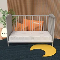 MiaSuite Babybettmatratze, 50x130 cm, 12 cm Hoch – Abziehbar, Aloe-Vera-Bezug | Lupin Baby