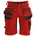 DASSY DASSY Multit Short Stretch 250083 6674 ROT/SCHWARZ 48