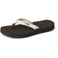 REEF Star Cushion Sassy Zehentrenner, Braun (Brown/White BNW), 38.5 EU