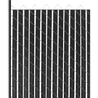Vevor Maschendrahtzaun 4 x 1 cm Schwarz/Kunststoff