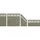 Andrewex Sichtschutzelement 180 x 180 cm Grau/Holz