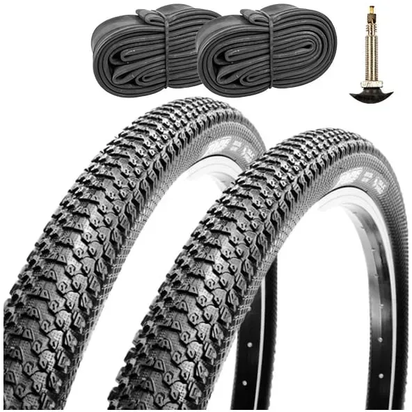 Maxxis Pace Fahrradreifen All Terrain MTB Fahrradreifen All Terrain MTB 2 Reifen + 2 Schläuche frz. Ventil 27,5 x 2,1 Zoll