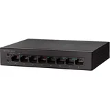 Cisco Small Business SF110D-08HP No Managed L2 Fast Ethernet (10/100) Schwarz Unterstützung Power Over Ethernet (PoE)