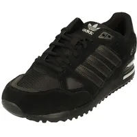 adidas Originals ZX 750 Herren Trainers Sneakers (UK 10 US 10.5 EU 44 2/3, Black Black Silver GW5531) - 44 2/3 EU