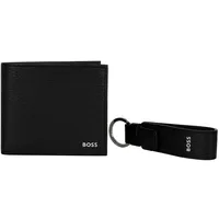 Boss Hugo Boss Geldbörse 'GB_4 cc Coin&Keyring' Leder Portemonnaies Herren