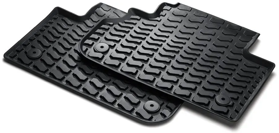 Original Audi Q3 / RSQ3 Allwetterfußmatten hinten, schwarz
