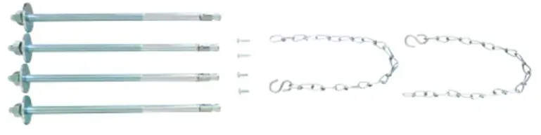 ACO Montageset für Standardmontage auf Perimeterdämmung Großlichtschacht, Dämmstärke bis 200 mm