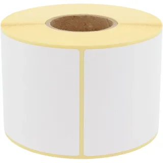 Waagenetiketten - 68 x 81 mm - 580 Thermodirektetiketten selbstklebend, Thermoetiketten für Bizerba Waagen auf 40 mm Kern