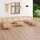 vidaXL Garten-Lounge-Set 10-tlg. Kiefer braun