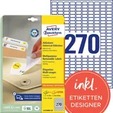 Avery Zweckform L4730REV-25 weiß 17,8 x 10,0 mm