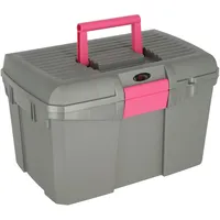 Covalliero Putzbox Siena 40x27,5x24,5 cm grau/pink