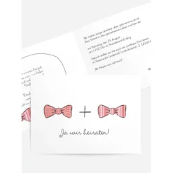 Einladungen zur Hochzeit selbst gestalten mit Spruch und Fotos im Onlinedesigner bei Meine-Kartenmanufaktur.de