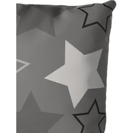 MY HOME Bettwäsche MY HOME "Dreamer in Gr. 135x200 oder 155x220 cm, ideal für Weihnachten", grau, B/L: 135cm x 200cm, 1 Stk., 1 Stk., Microfaser-Fleece, B/L: 80cm x 80cm, 2 Stk.