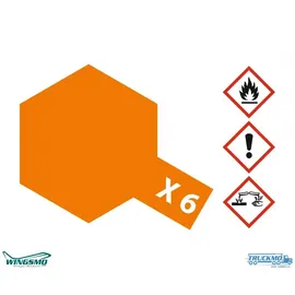 TAMIYA X -6 Orange glänzend 23 ml