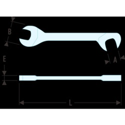 Facom Maulschlüssel "Mikromechanik" 14 mm