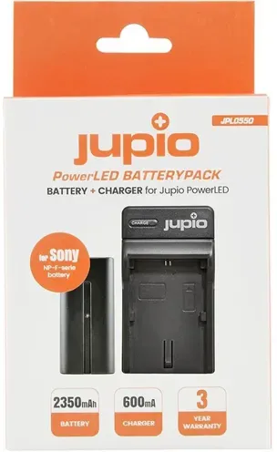 Jupio PowerLED-Akku F550 + Ladegerät (EU/UK)