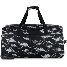 Chiemsee Jump N Fly Reisetasche auf Rollen, Unisex Weekender aus recyceltem PET, Schwarz