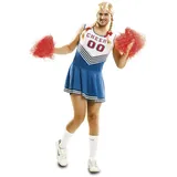 viving 225-159090 Cheerleader-Kostüm für Herren, Kleid mit Füllung, Größe XXXL