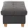 Home Affaire Hocker Lyla Luxus-Microfaser 131 x 42 x 61 cm Grau