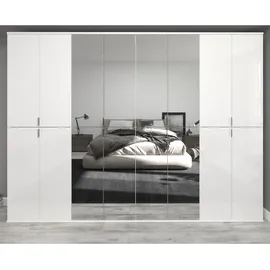 inn.furn Kleiderschrank SystemX 244 x 193 x 34 cm Weiß