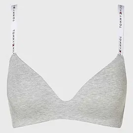 Tommy Hilfiger Damen Triangel BH Stretch, Grau (Light Grey Heather), S - S