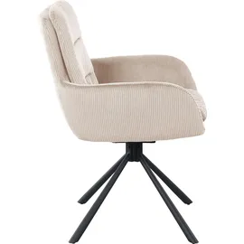 SalesFever Armlehnstuhl | Cord-Optik