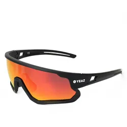 YEAZ Sport-Sonnenbrille Black/Red SUNRISE