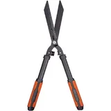 Black & Decker BLACK+DECKER Heckenschere Gezahnte Stahlklingen - 61 CM - Schwarz/Orange